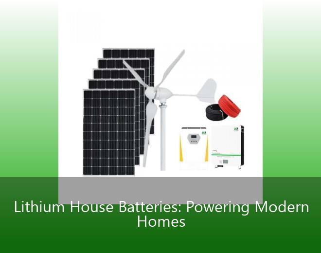 Lithium House Batteries: Powering Modern Homes